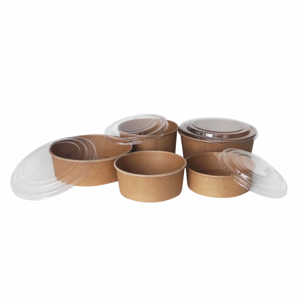 Paper salad bowl