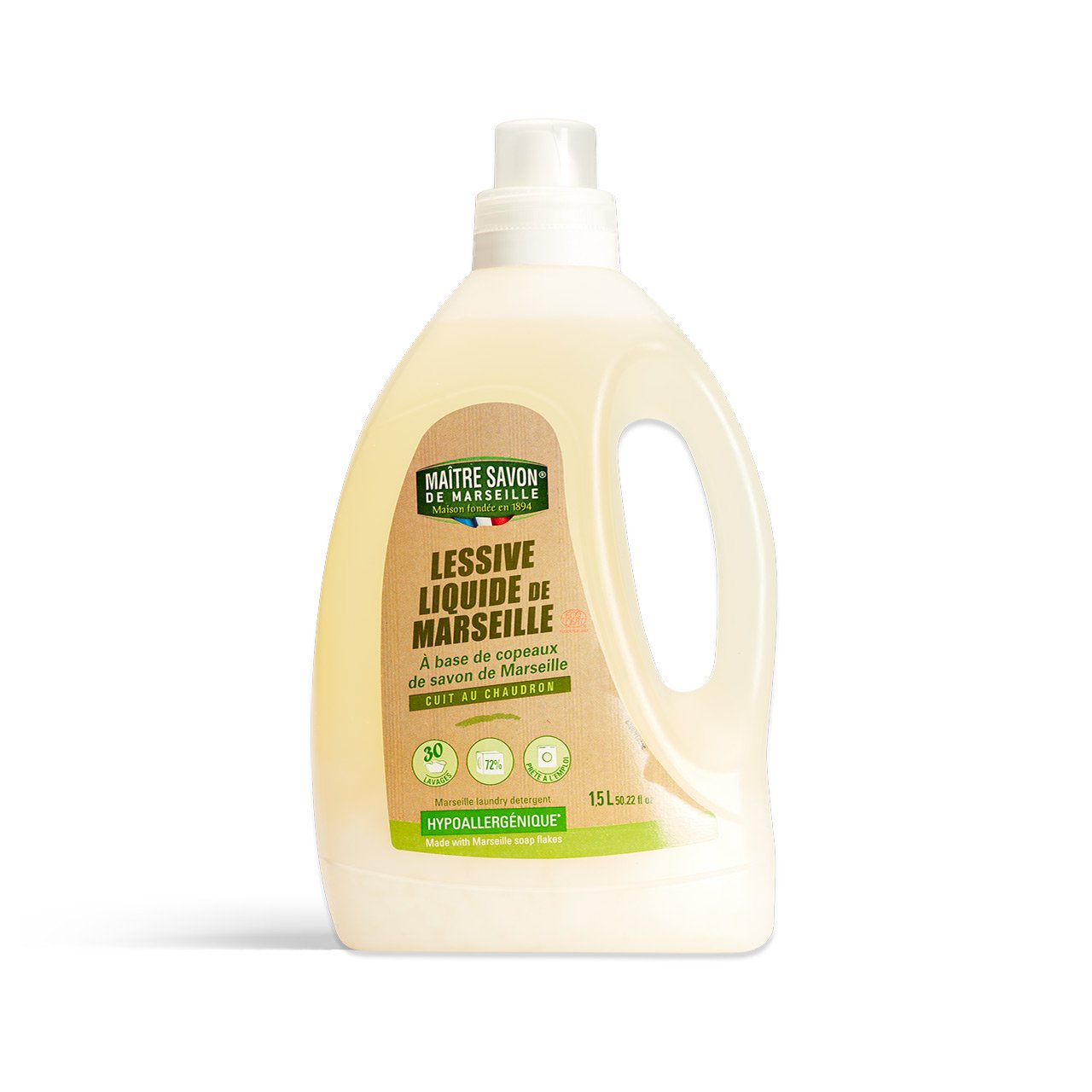 Laundry detergent with Marseille soap - 1,5L