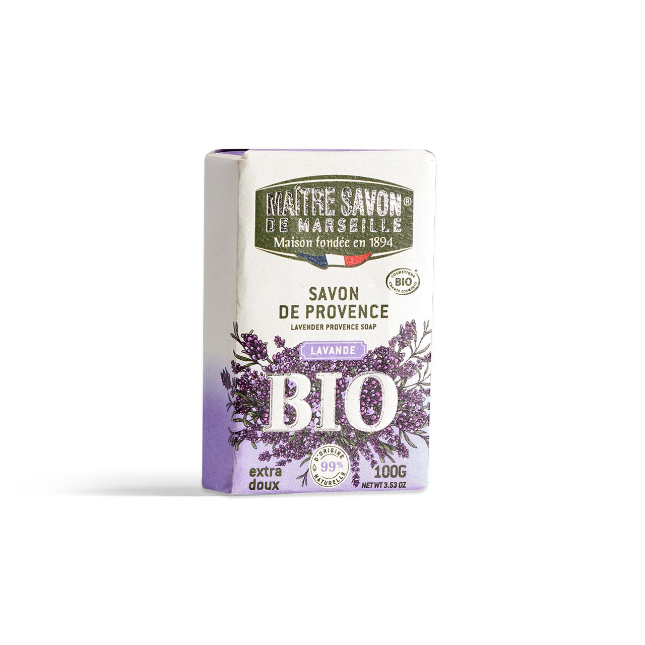 Organic Lavender Provence Soap - 100g