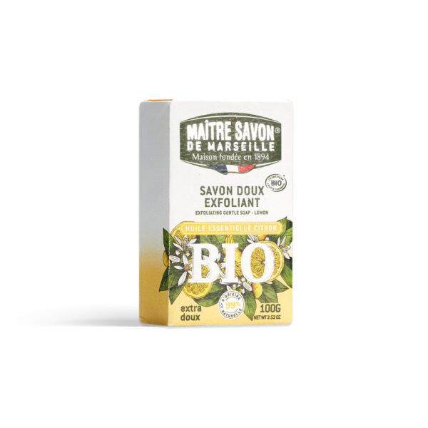 Organic Lemon Exfoliating Soap - 100g