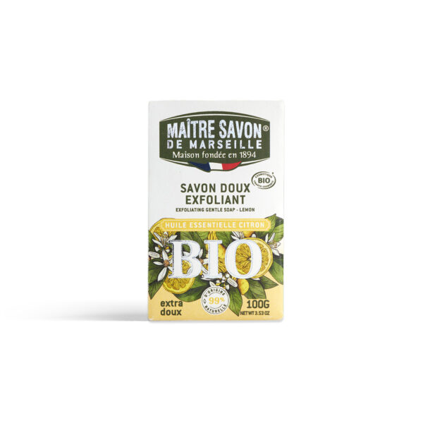 Organic Lemon Exfoliating Soap - 100g