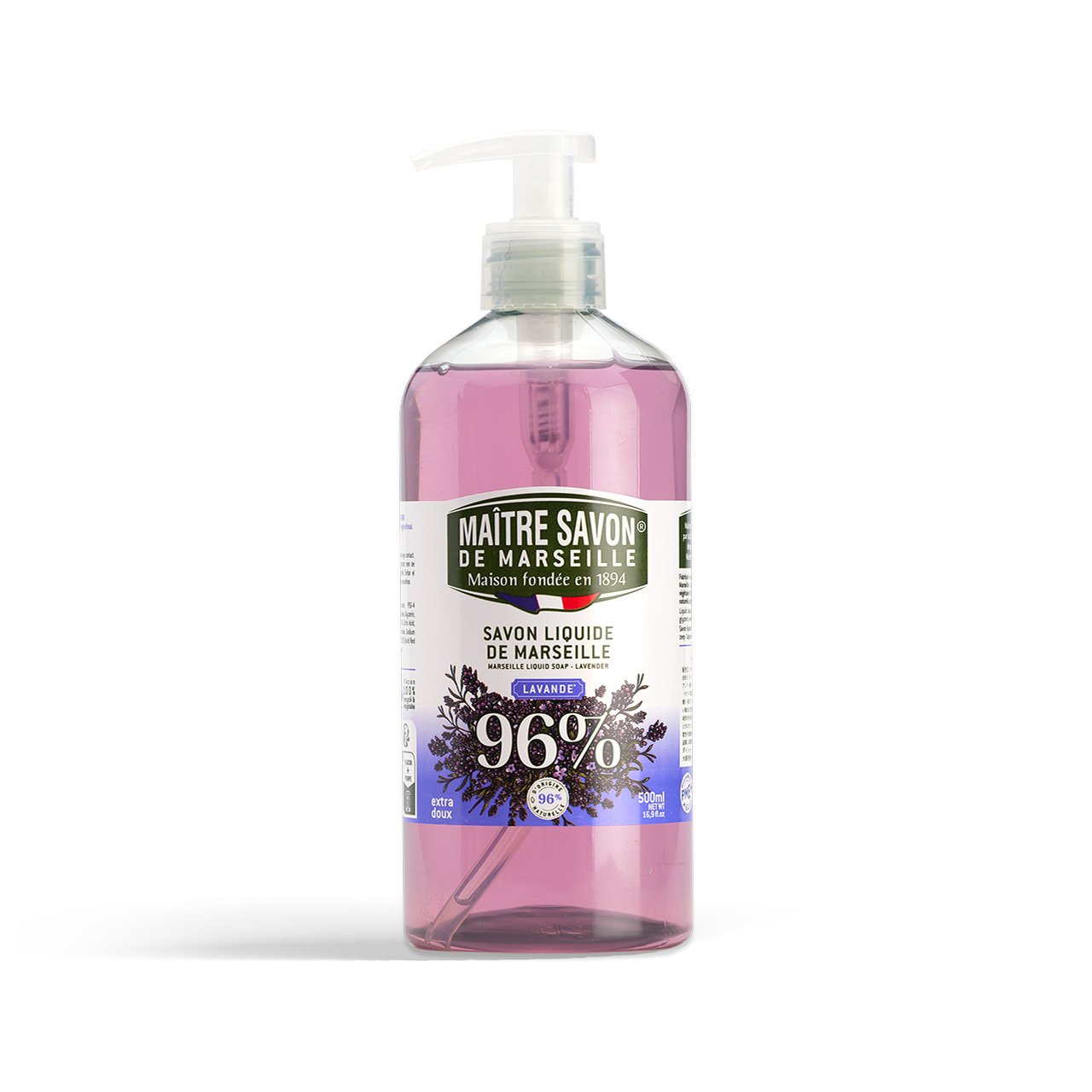 Lavender Liquid Marseille Soap - 500ml