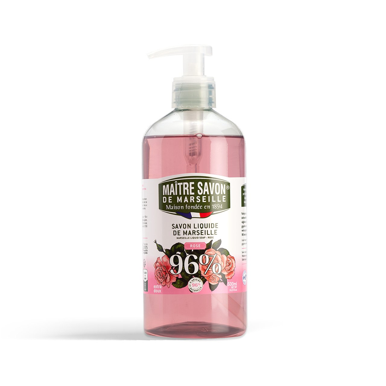 Rose Liquid Marseille Soap - 500ml