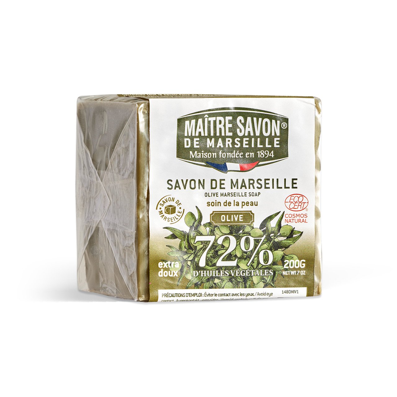 Olive Marseille Soap Cube - 200g