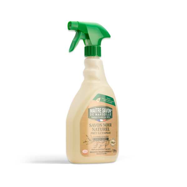 Almond black soap spray with olive oil - 750ml