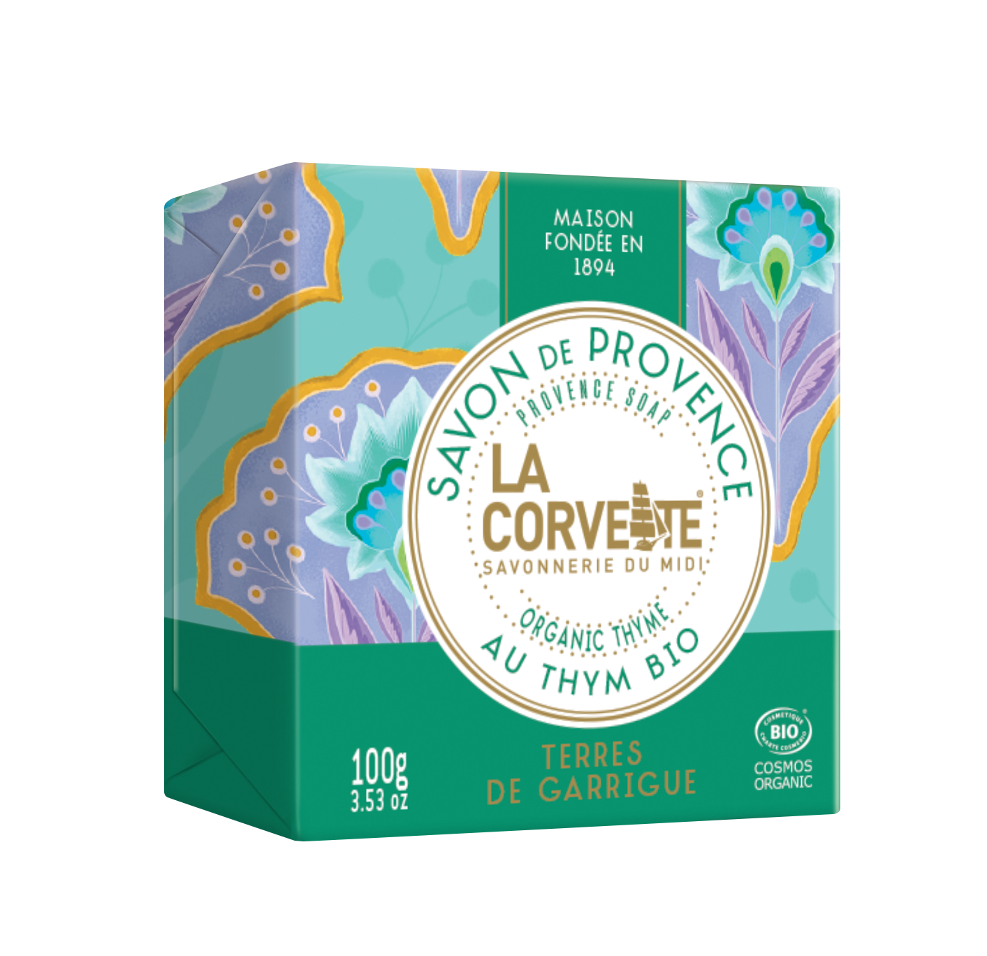 SAVON 100G•GAMME MEDITERRANÉE•TERRES DE GARRIGUE