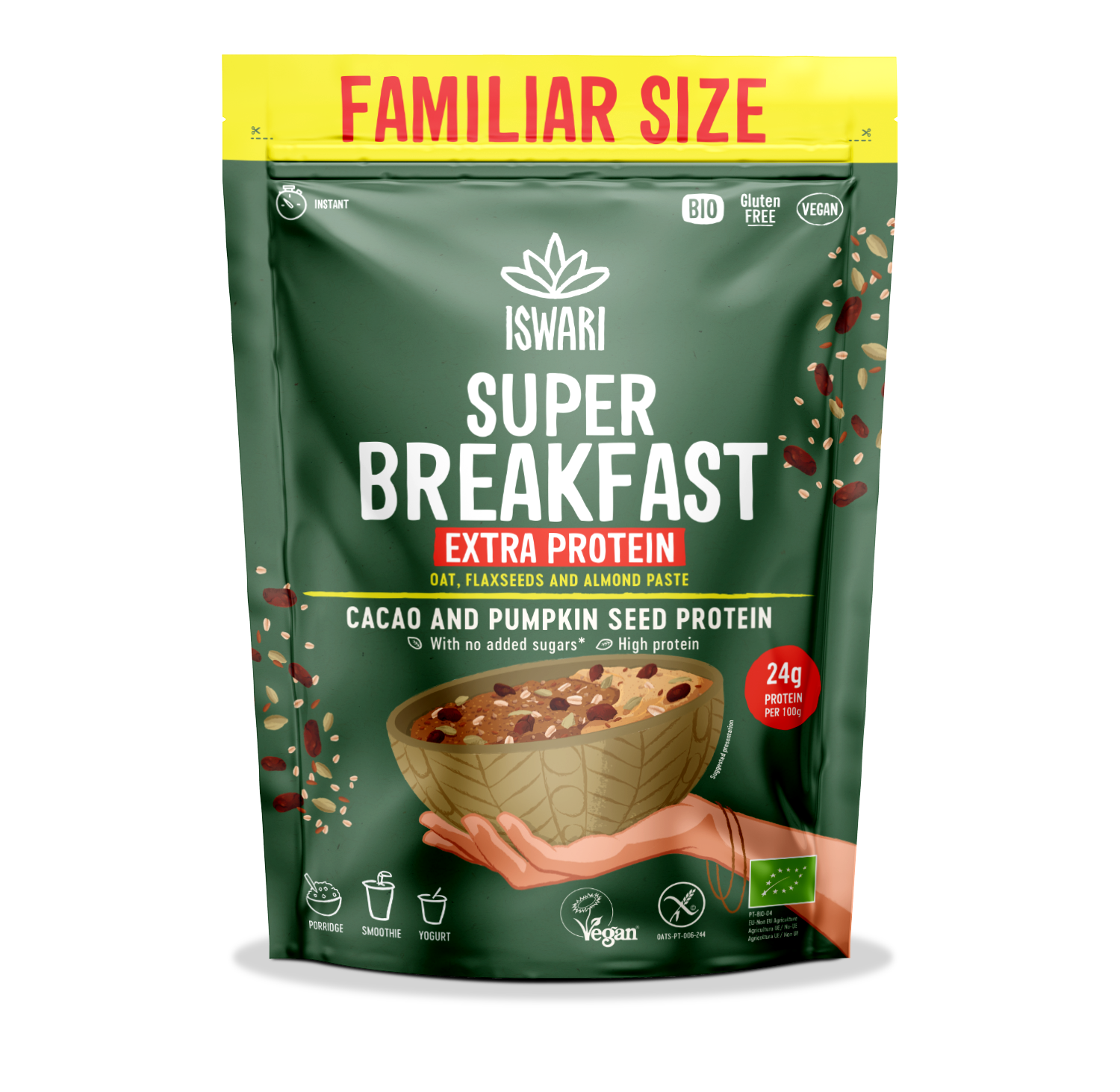 Super Breakfast Extra Protein - Cacao and Pumpkin Seed Protein